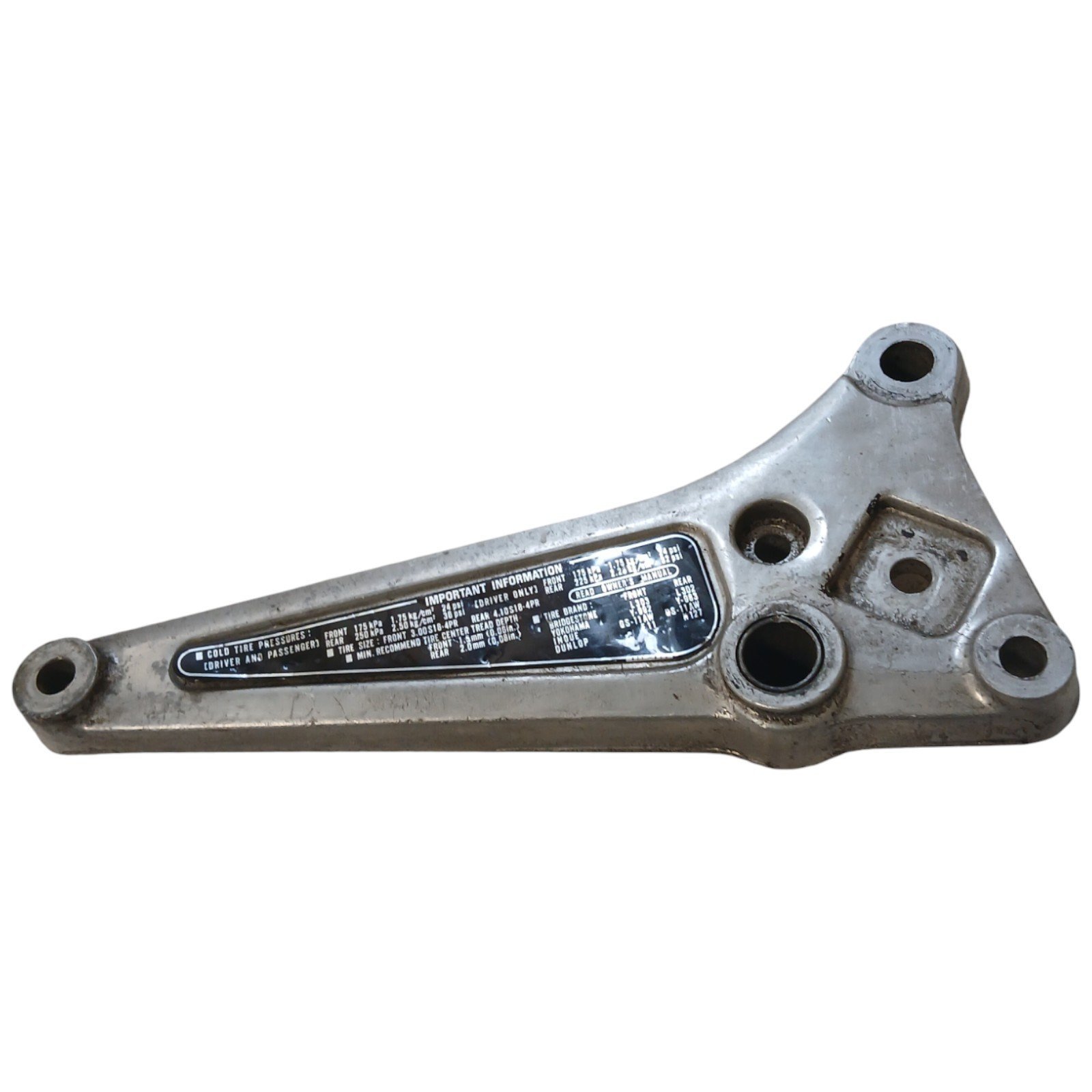 15908_2028129-Photoroom.jpg Honda Cb 250 RS 250 1980-1984 Right Footpeg Footrest Hanger OEM 471-R - Image 1