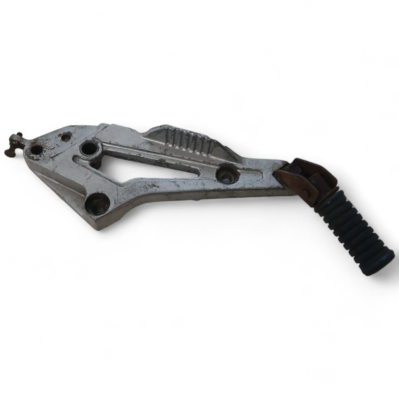16274_2028129-Photoroom.jpg Yamaha RD 125 LC MK1 125 1982-1984 Right Hand Side Footrest Hanger and Foot Peg OEM - Image 1