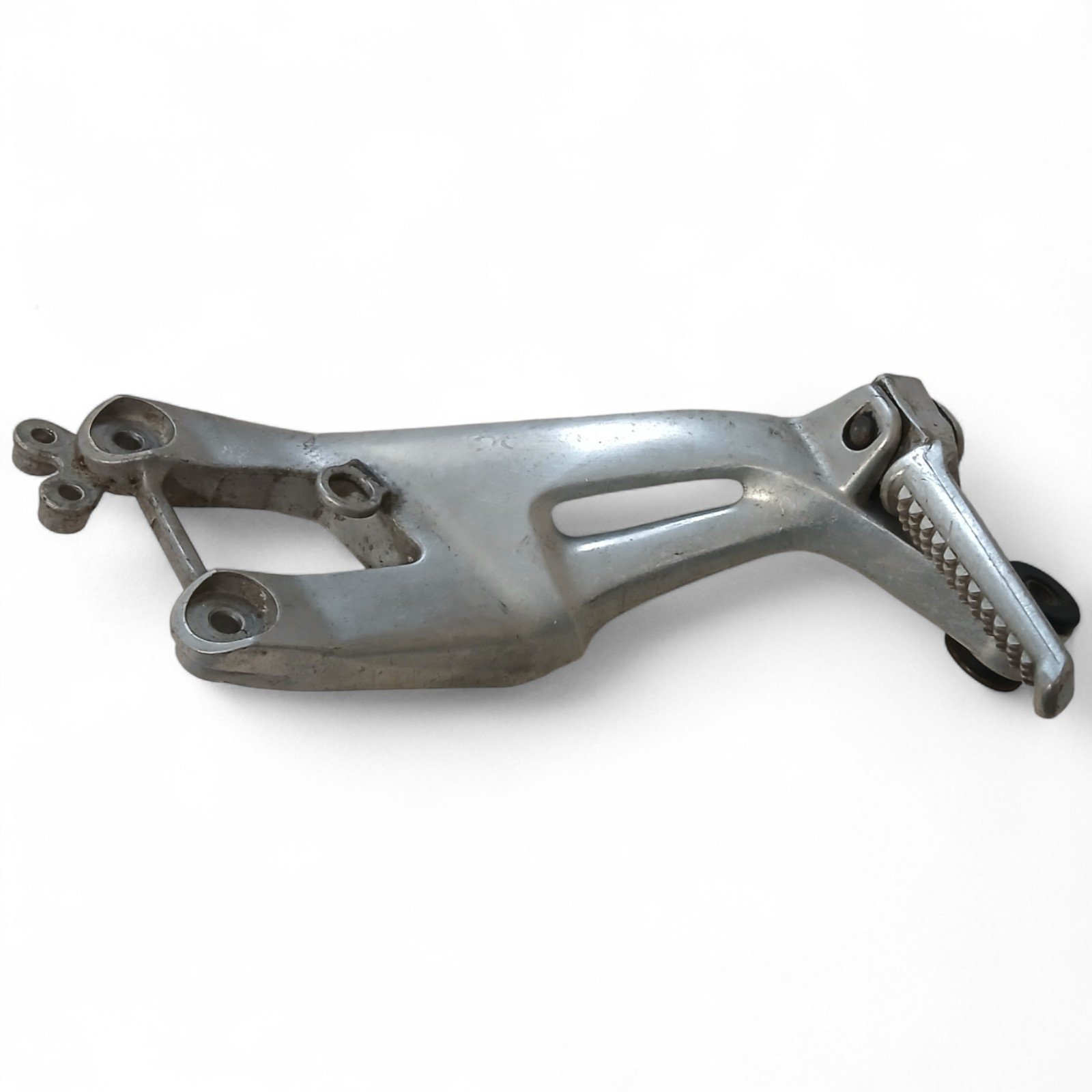 16490_2028129-Photoroom.jpg Honda CBR 1100 XX Blackbird 1100 1996-1998 Right Rear Footrest Peg Bracket and Footrest Peg OEM MAT-R - Image 1