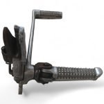 Suzuki GSX-R 600 GSX - R 750 SRAD 600-750 1996 Right Front Footrest Peg Bracket, Footrest Peg and Rear Brake Lever OEM - Image 2