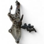 Honda CB 900 F Bol D'or 900 1979-1983 Right Footrest Peg Bracket and Rear Brake Lever OEM 438-RCD-1 - Image 5
