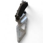 Suzuki GSX-R 750 750 1993 Front Left Footrest Bracket and Footrest Peg OEM 17E - Image 2
