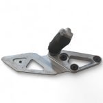 Suzuki GSX-R 750 750 1993 Front Left Footrest Bracket and Footrest Peg OEM 17E - Image 3
