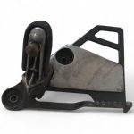 Yamaha FZ 750 750 1986 Left Rear Footrest Peg Bracket and Footrest Peg OEM