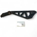 Honda VF 500 F Interceptor 500 1984-1986` Left Rear Footrest Peg Bracket and Footrest Peg OEM MF2 - Image 3