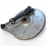 Honda CB 200 200 1974-1976 Rear Brake Drum Plate OEM