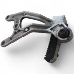 Suzuki GSX-R 1100 W 1100 1993 Rear Left Footrest Peg Bracket and Footrest OEM 46E - Image 5
