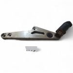 Yamaha XS 1100 1100 1978 Left Rear Footrest Bracket and Footrest OEM 2H7 - Image 3