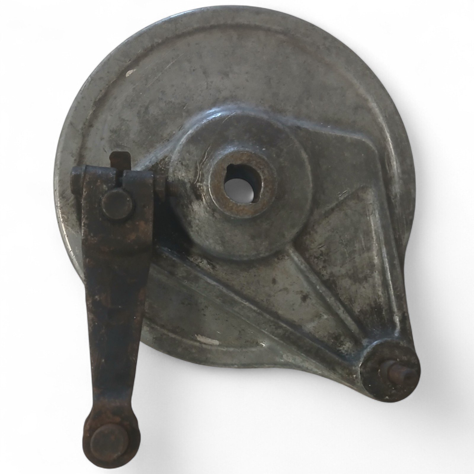 16966_2028129-Photoroom.jpg Honda CM 125 125 1982-1984 Rear Brake Drum Plate OEM - Image 1