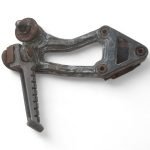 Kawasaki Ninja ZX 1000 1000 1989 Rear Left Footrest Bracket and Footpeg OEM 35011-142