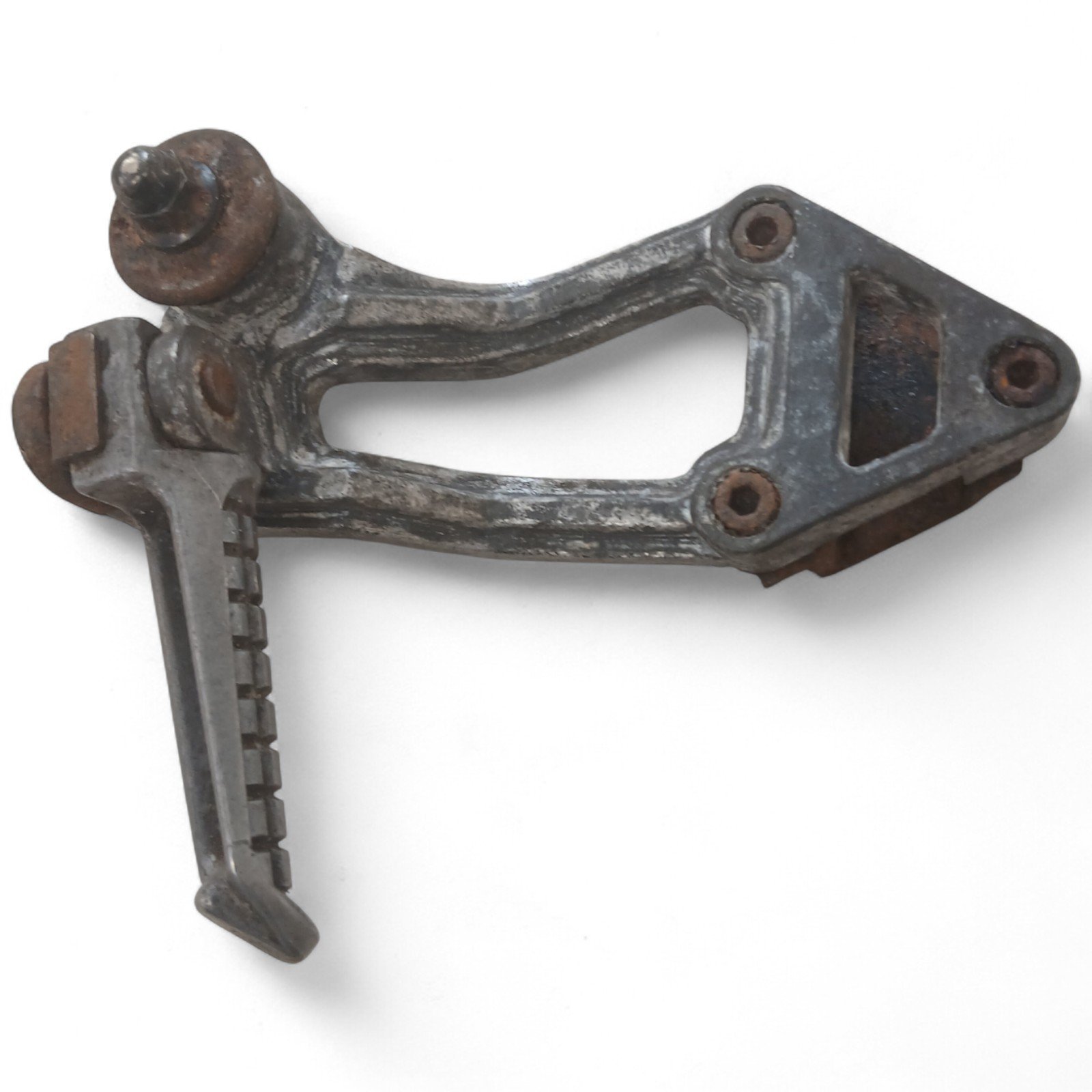 16976_2028129-Photoroom.jpg Kawasaki Ninja ZX 1000 1000 1989 Rear Left Footrest Bracket and Footpeg OEM 35011-142 - Image 1