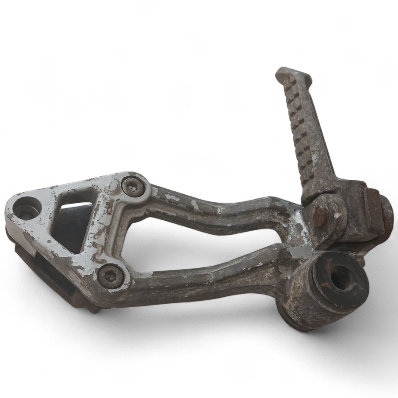 16977_2028129-Photoroom.jpg Kawasaki Ninja ZX 1000 1000 1989 Rear Left Footrest Bracket and Footpeg OEM 35011-142 - Image 1
