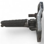 Kawasaki ZX10 R Tomcat 1000 1988-1990 Left Front Footrest Bracket OEM 1416 - Image 2