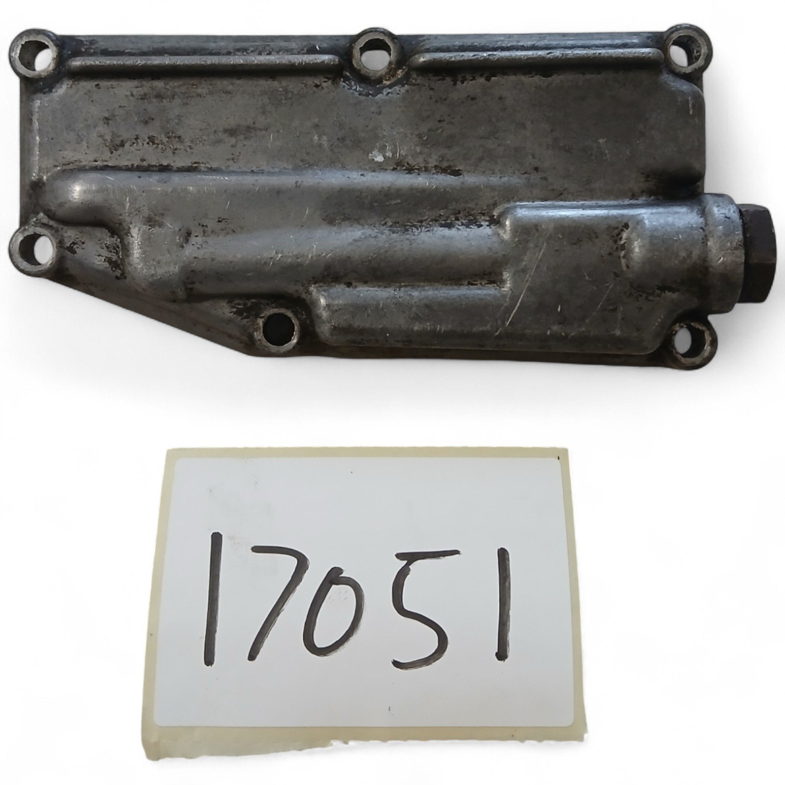 17051_2028129.jpg Yamaha SR 500 500 1984-1990 Oil Strainer Cover OEM 583-00 48T - Image 1